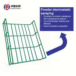 Chemin de câble en treillis métallique 100x50mm en acier enduit de poudre pour la gestion des câbles dans les centres de données et l'utilisation industrielle - Product Image 5