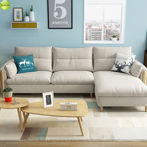 <span class=keywords><strong>Divano</strong></span> Modulare a L in Tessuto di Grande Dimensione dal Design Moderno e Semplice, Set di Divani Componibili per Soggiorno, <span class=keywords><strong>Divano</strong></span> Angolare a 3 Posti 1011 - Product Image 2