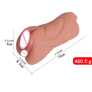 <span class=keywords><strong>Masturbadores</strong></span> Masculinos 3 en 1, Vagina de Bolsillo Realista, Juguete Sexual de Doble Extremo para Hombres, <span class=keywords><strong>Masturbadores</strong></span> de Boca, Vagina y Ano - Product Image 6