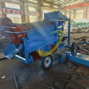 Alüvyal Altın Madenciliği ve Cevher İşleme için Taşınabilir Mobil Trommel Elek - Product Image 4