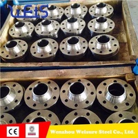 F304L DN100 PN25 acier inoxydable sans lacet col de soudure WN bride forgée aux normes ANSI et JIS bride aveugle RF
