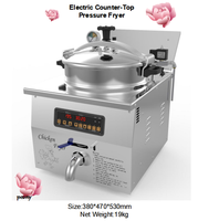 Friteuse de poulet à pression électrique de table en acier inoxydable Kfc autocuiseur 22L