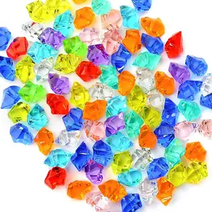 Honor of crystal New Delicate Decorative Colorful Irregular Shape Gems Ice Grains Plastic Acrylic Clear Stones Crystal