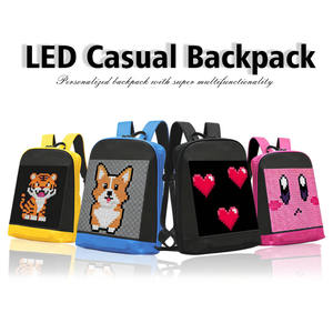Sac à dos à écran LED imperméable, sac à dos publicitaire à défilement, sac à dos scolaire, sac à dos intelligent à LED numérique avec lumière LED - Product Image 5