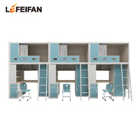 Lit superposé en métal moderne et durable pour dortoir scolaire, chambre à coucher, appartement, assemblé
