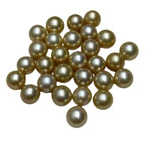 Collier de perles d'eau douce en gros, 11-12 mm, perles en vrac, forme presque ronde, forte luminosité, beauté impeccable - Product Image 5