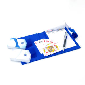 Naipes de PVC personalizados de alta calidad, tarjetas de póquer de impresión en Color <span class=keywords><strong>HD</strong></span> de plástico duradero para entretenimiento al aire libre - Product Image 1