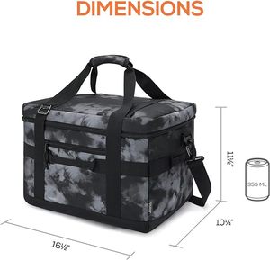 Free Sample Durable Polyester for Outdoor Camping Picnics Cooler <b>Bag</b> <b>Food</b> Insulated Ice <b>Bag</b> Heavy Duty Durable Lunch <b>Bag</b> - Product Image 2
