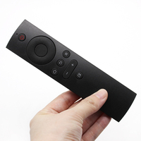 Remote Kontrol Nirkabel BT 2.4GHz RF yang Dapat Disesuaikan, Kode Bergulir, Smart TV Android Box, Tahan Air, 12 Tombol, Logam Digital