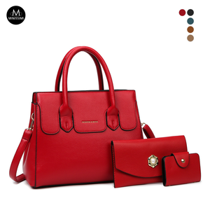 Juego de 3 Bolsos de Mano para Mujer, de Gran Capacidad, de Cuero PU, Bolso de Hombro, Bolso Cruzado de Negocios, Directo de Fábrica - Product Image 3