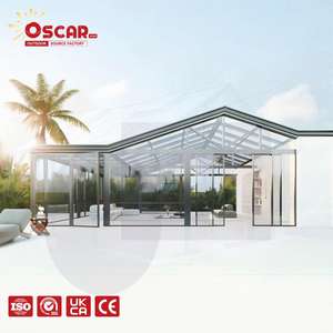 Solárium de Aluminio y Vidrio Europeo, Extensiones de Jardín, Veranda, Solárium para Invierno - Product Image 1