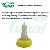 Tétines en silicone pour l'alimentation des animaux, biberons pour l'élevage du bétail, tétines souples pour boire du lait, tétines vétérinaires pour veaux, pour les exploitations agricoles