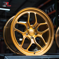 Jantes arrière forgées Beadlock 5x114.3 5x127 pour voitures de dragster Mustang GT Chevelle 17 18 19 pouces Monobloc Aluminium 6061 T6 Logo personnalisé