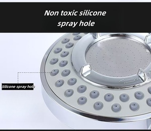 Pommeau <span class=keywords><strong>de</strong></span> <span class=keywords><strong>douche</strong></span> <span class=keywords><strong>économique</strong></span> en plastique ABS chromé à 3 fonctions - Product Image 5