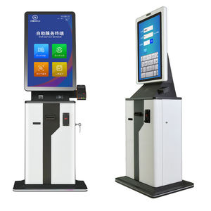 Kiosque de paiement automatique pour l'impression de billets d'aéroport, écran tactile capacitif 32 pouces, lecteur de codes-barres LCD compatible SDK - Product Image 2