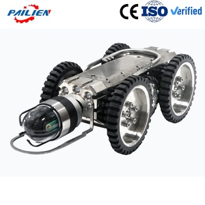 Robot d'inspection <span class=keywords><strong>de</strong></span> canalisations CCTV pour système d'égouts municipaux, robot chenillé étanche pour pipeline souterrain avec moniteur HD <span class=keywords><strong>de</strong></span> 10 pouces - Product Image 2