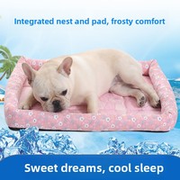 Tapis rafraîchissant respirant pour animaux de compagnie - Utilisation intérieure - Lit pour animaux de compagnie