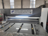 Machine de découpe rotative semi-automatique haute définition pour l'impression flexographique et le flocage, équipement de fabrication de boîtes en carton