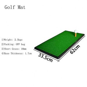 Ryder <span class=keywords><strong>Cup</strong></span> Training Swing Mat Césped corto Golf Practice Hitting Mat con goma y nylon Césped artificial Putting Green - Product Image 3
