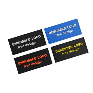 Etiqueta de Goma de PVC 3D con Logotipo Personalizado, Precio Directo de Fábrica - Product Image 1