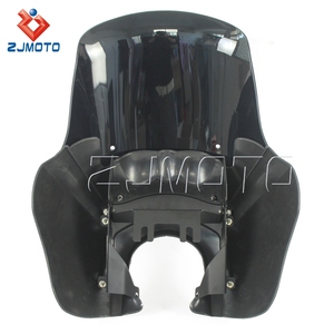 ชุดครอบไฟหน้ามอเตอร์ไซค์พร้อมกระจกบังลมขนาด 15 นิ้ว สำหรับ <span class=keywords><strong>Harley</strong></span> Dyna FXD <span class=keywords><strong>FXR</strong></span> 2006-2017 Wide Glide Fat Bob Street Bob Low Rider - Product Image 2