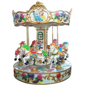 Manège de luxe pour enfants, grande taille, 6 places, pour parc d'attractions extérieur, équipement de divertissement électrique - Product Image 1