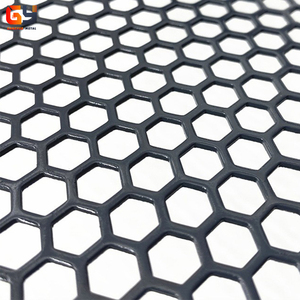 Nhà Máy Giá lục giác đục lỗ kim loại tấm nhôm đục lỗ kim loại tổ ong hình lục giác lưới nướng - Product Image 3