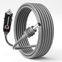 Mini chargeur de voiture Starlink DC-jack ABS en cuivre, câble de charge pour allume-cigare