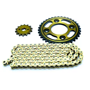 Durable 420 428 POP 100 Motorcycle Transmissions Kit High Quality Sprocket And Chain Set For Motorcycles