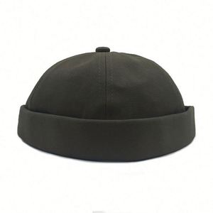 Wholesale Factory Custom <b>Brimless</b> Baseball <b>Cap</b> Unisex Sporty Formal Puff Printing - Product Image 2
