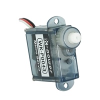 Mini servo numérique Kpower P0043 léger (4,3 g) avec engrenages en plastique et moteur sans noyau pour avion RC en mousse et planeur