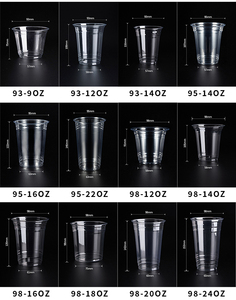 Tapa de Plástico Personalizada para Vasos de Bebidas Frías Desechables Ecológicos de 90 mm, de PET de Pared Simple (Té de Burbujas, Matcha, Leche, Café Helado) - Product Image 6