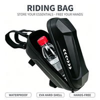 Étui de luxe en EVA avec fermeture éclair pour sac de guidon de vélo, étanche, grande capacité, coque rigide, sac de voyage spécial pour vélo