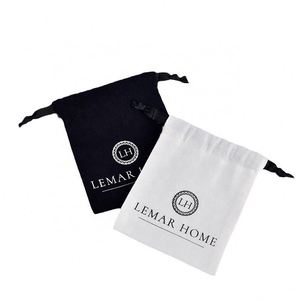 Custom Cotton Hemp Pouch Natural Cotton <b>Pen</b> Gift Jewelry Drawstring Bags - Product Image 6