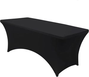 Customize Colors Table Cover Fitted Table Clothes for 4/6/8 Foot <b>Square</b> Tables for Home Parties - Product Image 1