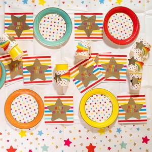 Juego de Platos Desechables Personalizados Damai, Platos, Vasos y Servilletas para Fiestas, Artículos para Fiestas Infantiles, Decoración de Cumpleaños - Product Image 1