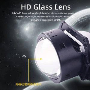 Sanvi 24V A11 3 Inch 64W/Pcs 6000K Bi LED Projector Lens New Condition Car LED Headlight <b>Light</b> Truck Accessories <b>Auto</b> Lamps - Product Image 4