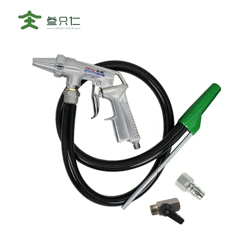 Sableuse industrielle Pistolet de sablage à air comprimé avec buse de 6mm Sableuse à verre réglable pour compresseur d'air
