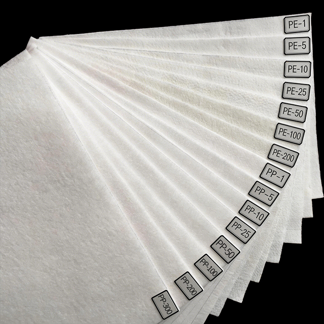 Chemical Resistant PP PE Needle Felt Filter Media 1-200 Micron for Industrial Liquid Sieve Bag Cloth