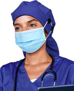 Gorros Quirúrgicos con Forro de Satén para Mujer, Ajustables con Lazo Elástico, Gorro de Enfermera con Banda Absorbente para Cola de Caballo y Cabello Largo - Product Image 6