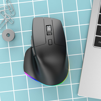 Ratón para Juegos G30LD de Modo Dual RGB, 800/1200/1600 DPI, Agarre Antideslizante, para Computadoras de Escritorio y Portátiles con Windows y Mac