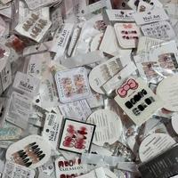 Uñas Postizas Hechas a Mano, Diseño Aleatorio, 10 Piezas/Juego, Uñas Postizas Duraderas y Reutilizables para Uso Diario de Mujeres