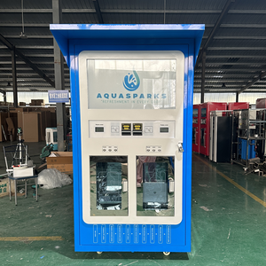 Máquina Expendedora de Agua Autoservicio de Doble Puerta, 800 GPD, con Desinfección UV, Monedas, Tarjeta y Efectivo - Product Image 6