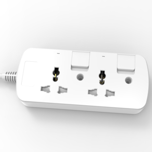 Cables de Alimentación con Conector Hembra <span class=keywords><strong>IEC</strong></span> y Conector Macho BS, Cables de Extensión con Interruptor Individual, Enchufe UK, 2 Puertos USB-C, IP20, Carcasa de PC/PP + Completo - Product Image 1
