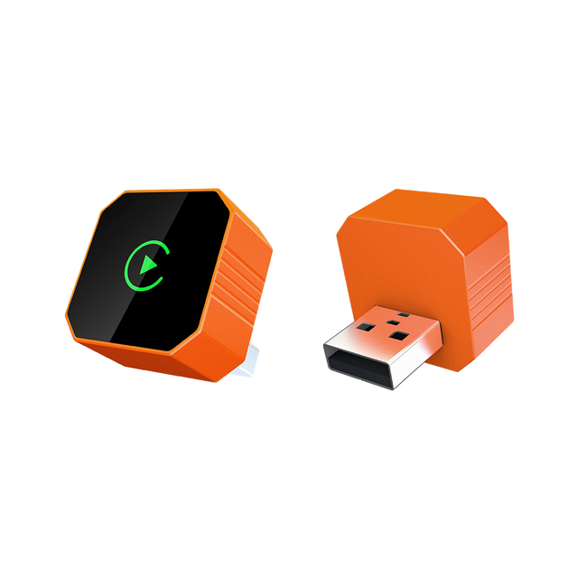 Keykeer EC01-TK Portable USB CarPlay Box Plug Play Bt 5.0 Wireless Android Auto Adapter 2026 New Design