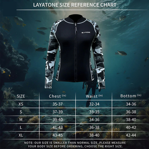 Tela de neopreno de 2mm personalizada al por mayor, traje húmedo de manga larga para buceo y surf, grosor de 2mm con patrón impreso - Product Image 6