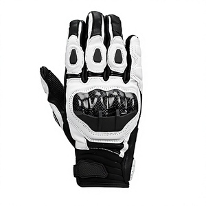 Guantes de Motociclismo de Dedo Completo para Hombre, con Tecnología de Pantalla Táctil, Protección de Cuero, para Deportes y Ciclismo, Disponibles en Línea - Product Image 5