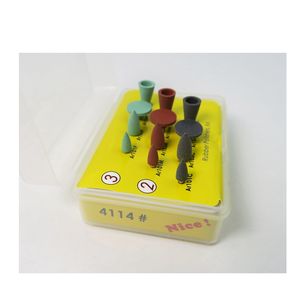 Kit frese per lucidatura in metallo amalgama dentale lucidante in gomma a bassa velocità RA Bur - Product Image 3