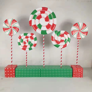 Kẹo Giả Lớn Mía Lollipop Đạo Cụ Cho Candyland Trang Trí Cửa Hàng Kẹo Ngoài Trời - Product Image 5