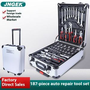 Juego <span class=keywords><strong>de</strong></span> reparación <span class=keywords><strong>de</strong></span> automóviles <span class=keywords><strong>de</strong></span> acero al carbono <span class=keywords><strong>de</strong></span> 187 piezas al por mayor con maleta <span class=keywords><strong>de</strong></span> aluminio <span class=keywords><strong>de</strong></span> 1 año <span class=keywords><strong>de</strong></span> garantía para <span class=keywords><strong>taller</strong></span> <span class=keywords><strong>de</strong></span> reparación <span class=keywords><strong>de</strong></span> automóviles - Product Image 6
